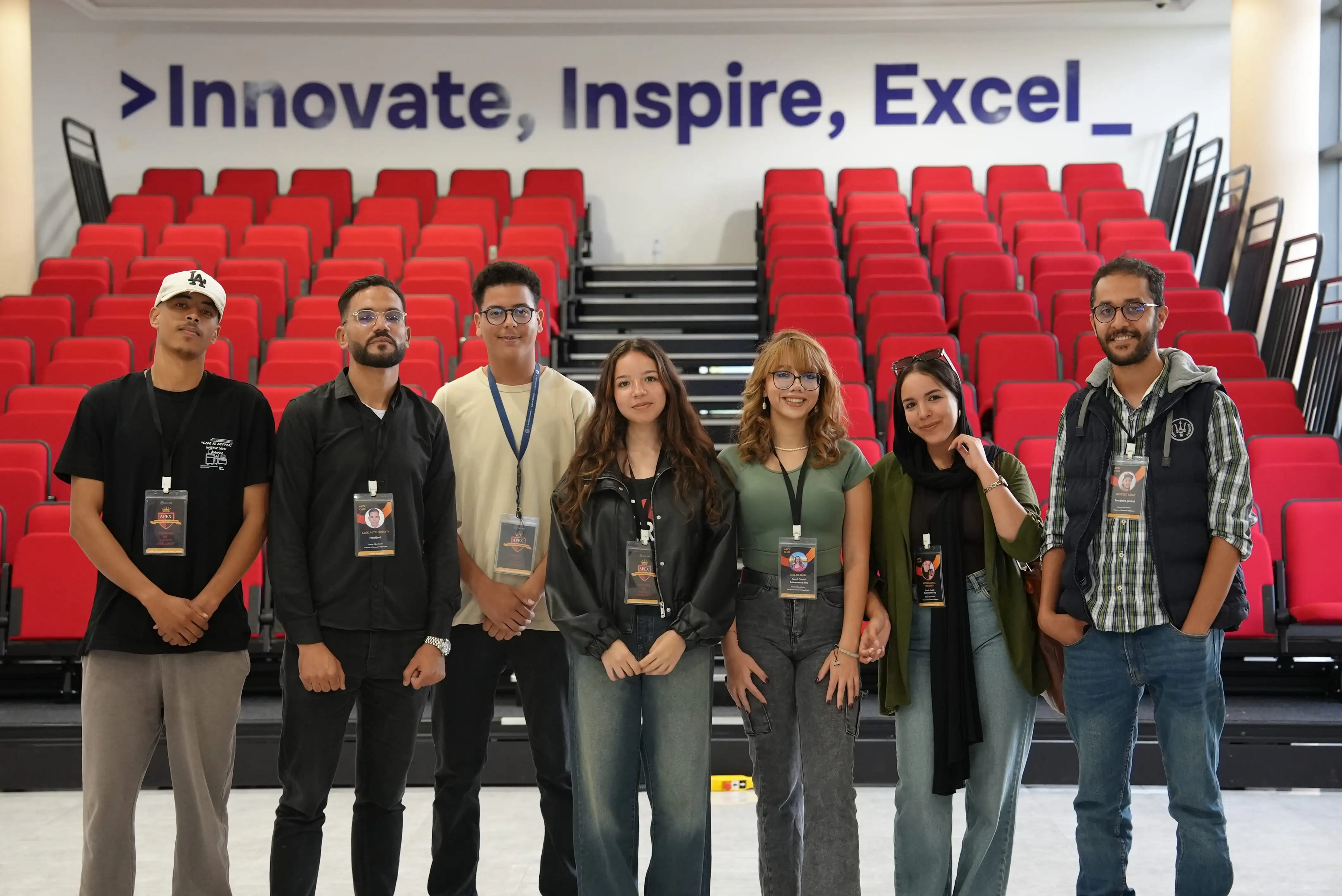 APEX Club wide image - Group photo at campus event